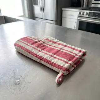 Decoratiestof Bernadette stripe rouge
