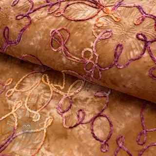 Katoenen stof TIE DYE Chenille ela design En