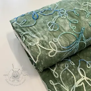 Katoenen stof TIE DYE Chenille ela design B
