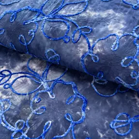 Katoenen stof TIE DYE Chenille ela design C