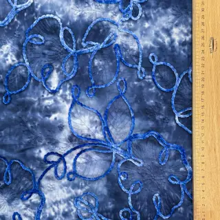 Bavlnená látka TIE DYE Chenille ela design C