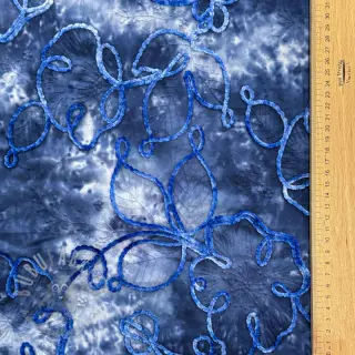 Katoenen stof TIE DYE Chenille ela design C