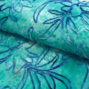 Katoenen stof TIE DYE Chenille manon design A