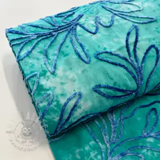 Katoenen stof TIE DYE Chenille manon design A