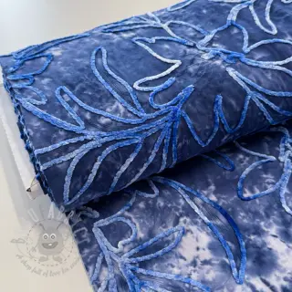 Katoenen stof TIE DYE Chenille manon design B