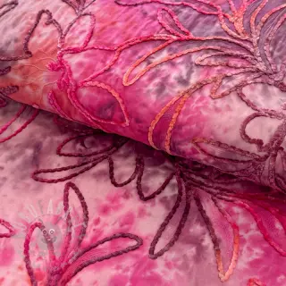 Katoenen stof TIE DYE Chenille manon design C
