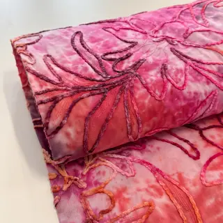 Bavlnená látka TIE DYE Chenille manon design C