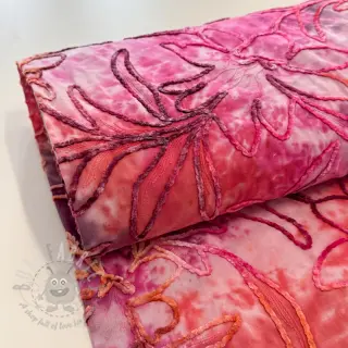 Katoenen stof TIE DYE Chenille manon design C