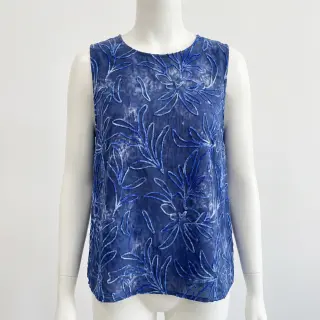 Bavlnená látka TIE DYE Chenille manon design B