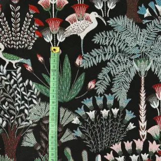 Dekoračná látka jacquard Botanic Paradise Bird
