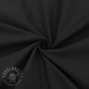 Katoenen stof WASHED black