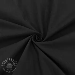 Katoenen stof WASHED black