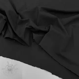 Katoenen stof WASHED black