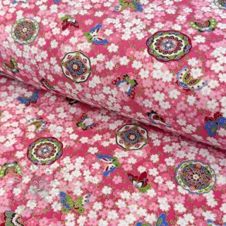 Katoenen stof JAPAN collection design L