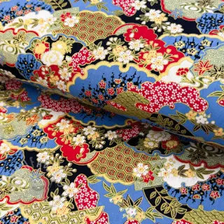 Katoenen stof JAPAN collection design En