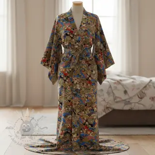 Katoenen stof JAPAN collection design A