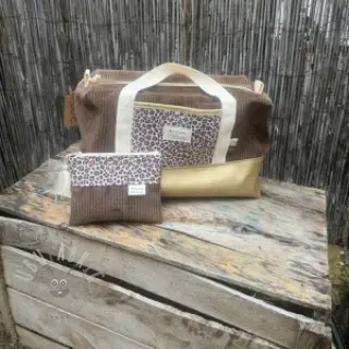 Ribfluweel HUGGY chocolat