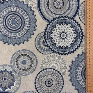 Decoratiestof Linenlook premium Geometric mandala
