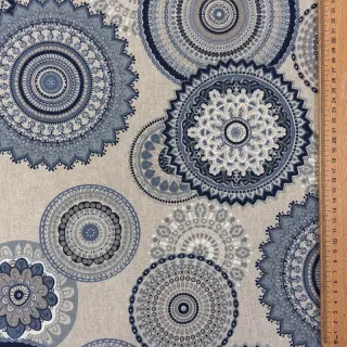 Dekoračná látka Linenlook premium Geometric mandala