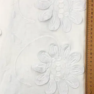 Bavlnená látka EMBROIDERY Bellagio white