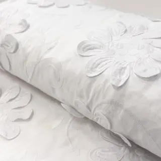 Bavlnená látka EMBROIDERY Bellagio white