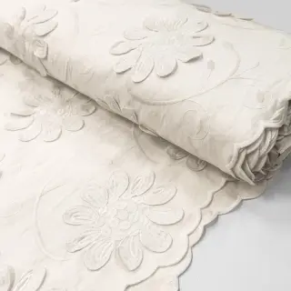 Bavlnená látka EMBROIDERY Bellagio off white