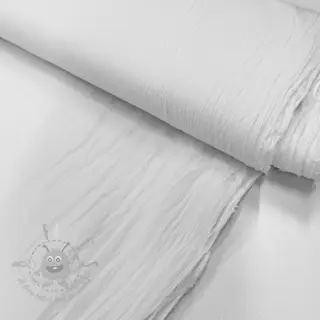 Katoenen stof WASHED white