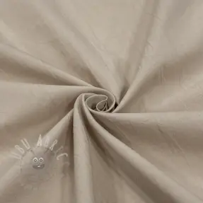 Katoenen stof WASHED beige