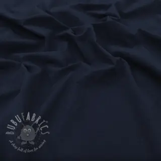 Katoenen stof WASHED navy