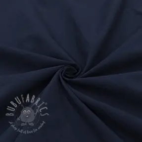 Katoenen stof WASHED navy