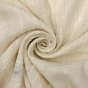Katoenen stof SLUB WASHED SIMPLY NATURAL
