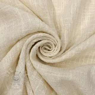 Katoenen stof SLUB WASHED SIMPLY NATURAL
