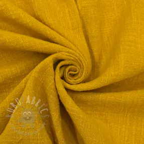 Katoenen stof SLUB WASHED ochre