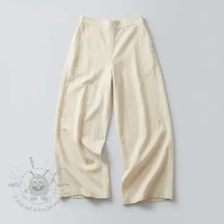 Katoenen stof WASHED beige