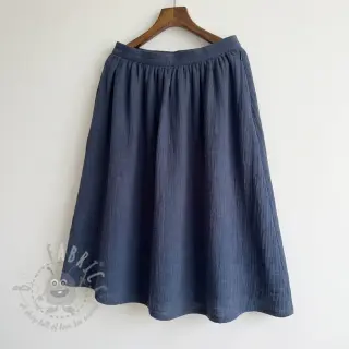 Katoenen stof SLUB WASHED jeans