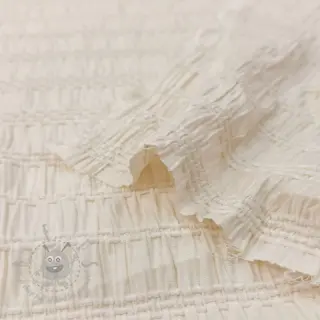 Viscose CHENILLE JACQUARD ecru