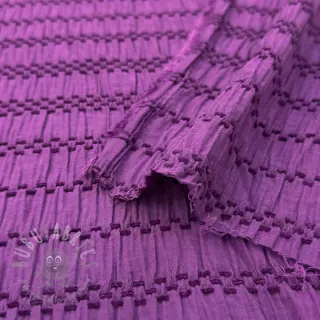 Viscose CHENILLE JACQUARD cerise