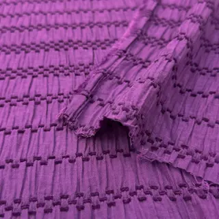 Viskóza CHENILLE JACQUARD cerise