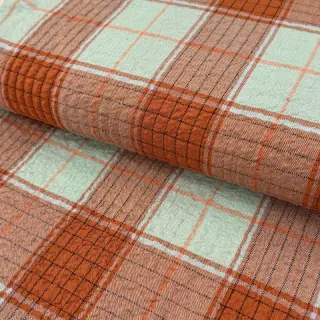 Viskóza CRINKLE Check mint