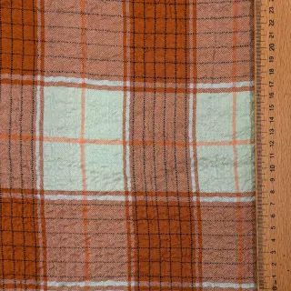 Viskóza CRINKLE Check mint