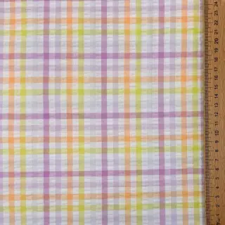Bavlnená látka SEERSUCKER YARN DYED Checks multi