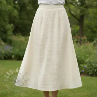 Viscose CHENILLE JACQUARD ecru