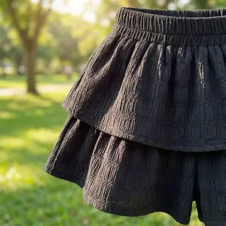 Viskóza CHENILLE JACQUARD black