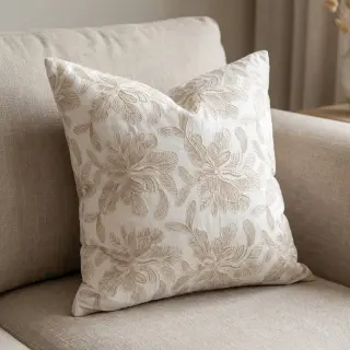 Bavlnená látka VOILE EMBROIDERY Kim off white