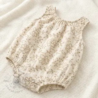 Katoenen stof VOILE EMBROIDERY Kiara off white
