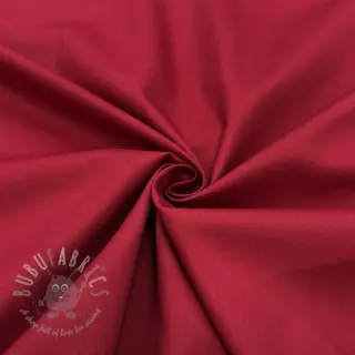 Katoenen stof met viscose wine red