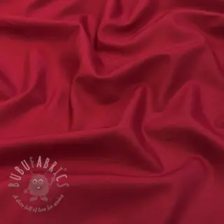 Katoenen stof met viscose wine red