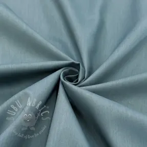 Katoenen stof met viscose petrol