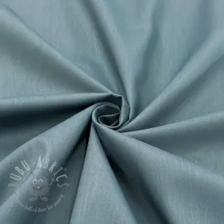 Katoenen stof met viscose petrol