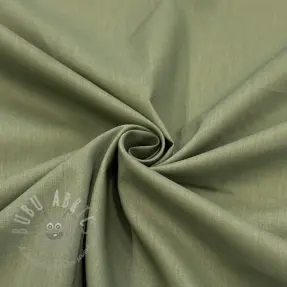 Katoenen stof met viscose olive